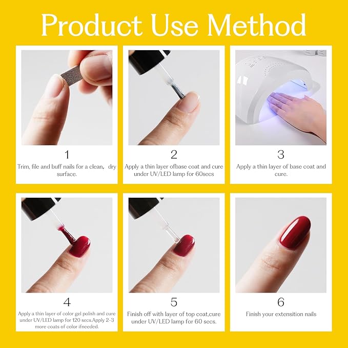15ML Gel Nail Polish Pure Sheer Same Color Same Bottle Soak Off Gel Polish Art Manicure Salon DIY at Home for Women (Butter Yellow) 1PCS
