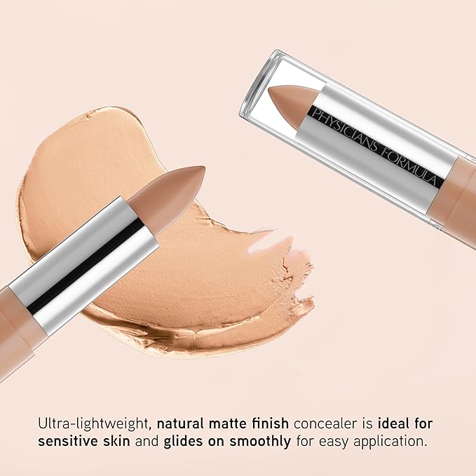 Physicians Formula Gentle Full Coverage Concealer, Light Cover Concealer Stick, Eyes, Face, Dermatologist Tested (Packaging May Vary)