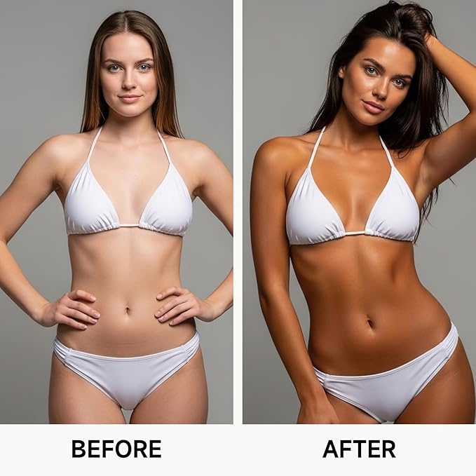 Rupuqira Spray Tan Solution 8.5 fl.oz. - Bronze Self Tanning Lotion- Professional Sunless Tanning Formula for Deep Natural Bronze Glow, Streak-Free, Fast-Drying, Long-Lasting Color