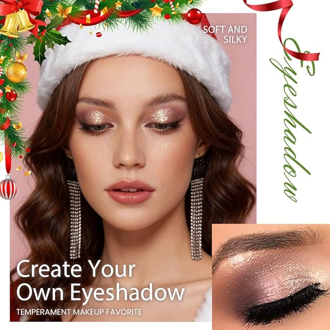4 Colors Plum Nude Brown Champagne Rose Gold Eye Shadow Powder Palette Makeup, Neutral Matte Shimmer Cream Eyeshadow Palette for Old Women Highly Pigmented Waterproof, paleta de sombras de ojos