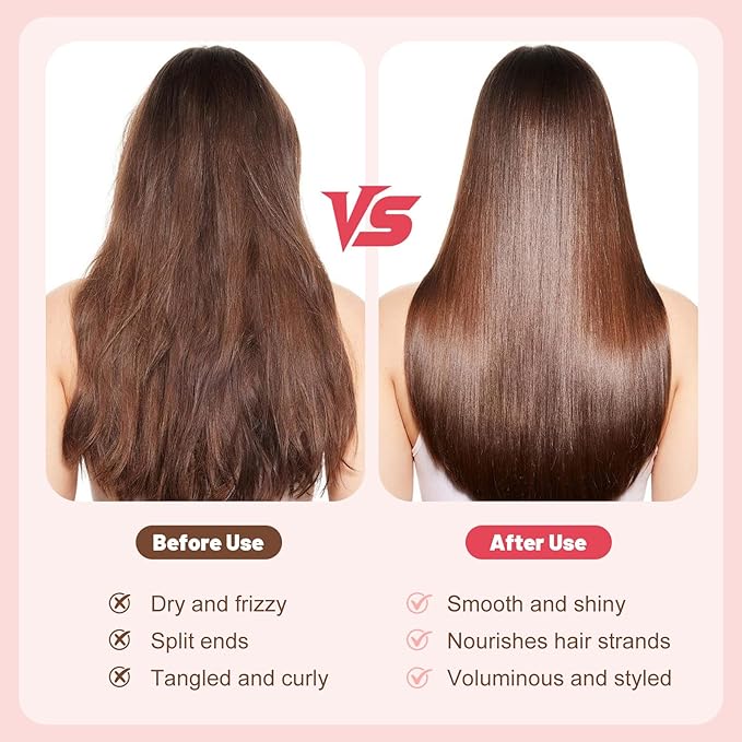 Mini Hair Straightener Portable 2026 Cordless Curling Iron Small Flat Steam Hair Straightener Brush Travel Hot Styling Tools for Women Wireless Tiny Ceramic Hairdressing Comb Size