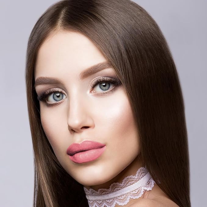 Light Pink Velvet Mousse Liquid Lipstick | High-Pigmented Non-Sticky Non-Drying | Noa