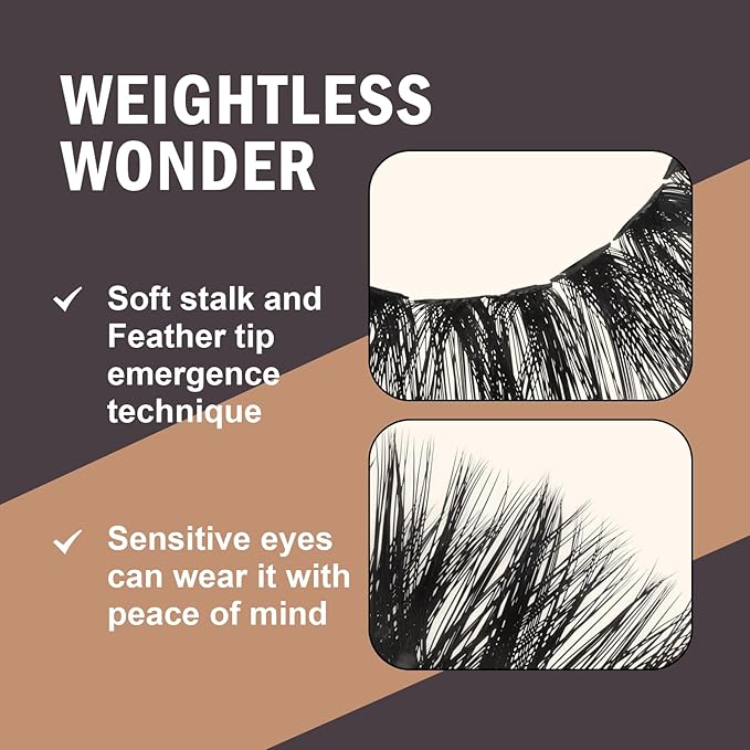 Lash Clusters Wispy Eyelash Clusters 280pcs 10-18mm Volume Cluster Eyelash Extensions 80D 100D Individual Lashes for Self Application （Sylph 80D&100D, 0.07D）