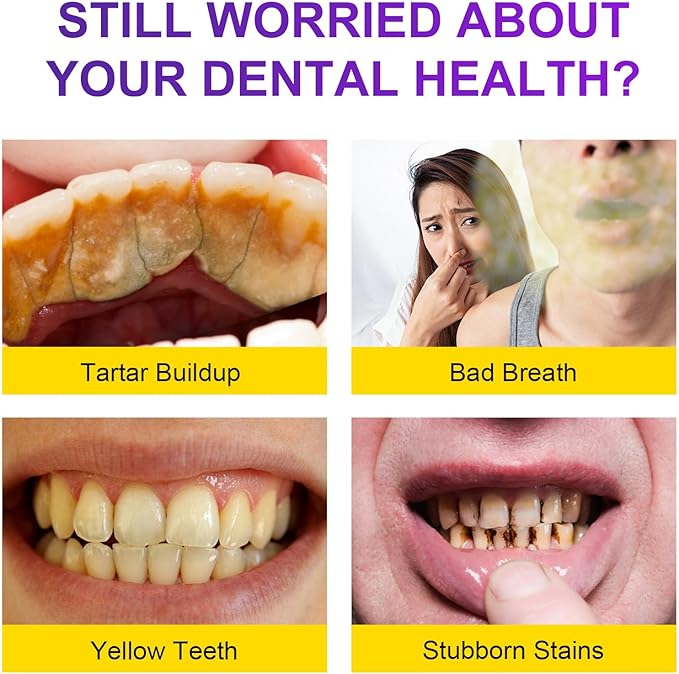 Teeth Whitening Powder - Teeth Whitening - Removes Stains - No Sensitivity - Toothpaste Power - Breath Freshener - for C1offee, Tea and Tobacco Stains 15g
