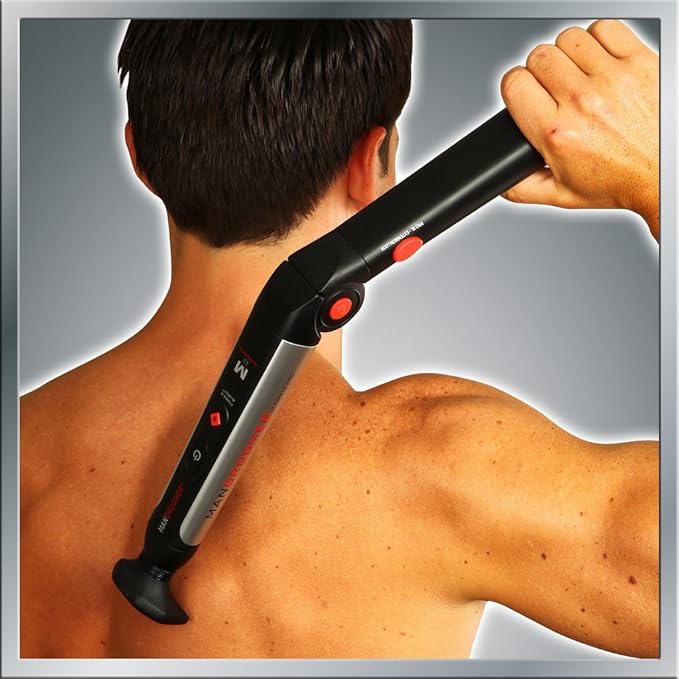 MANGROOMER - ULTIMATE PRO Back Shaver with 2 Shock Absorber Flex Heads, Power Hinge, Extreme Reach Handle and Power Burst