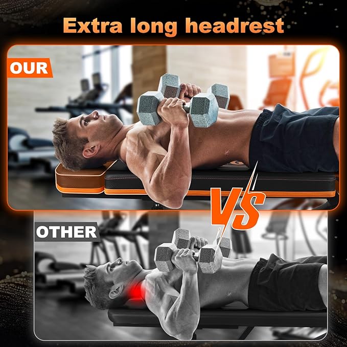 Adjustable Weight Bench for Home Gym 660 Lb 3 Sec