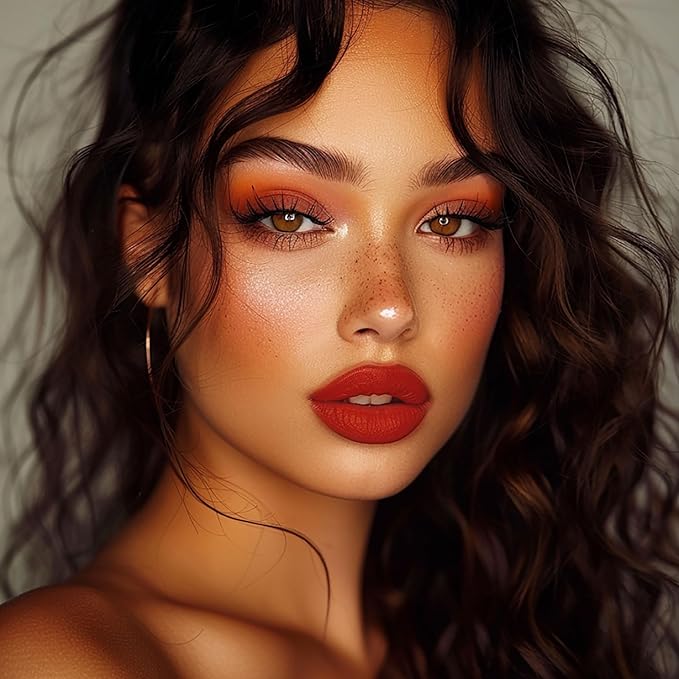 Depuplum Red Lipstick Matte for Women Superstay Long Lasting Lipstick Smudgeproof Liquid Lipsticks Cruelty Free Lip Makeup (DM29 Flamingo)