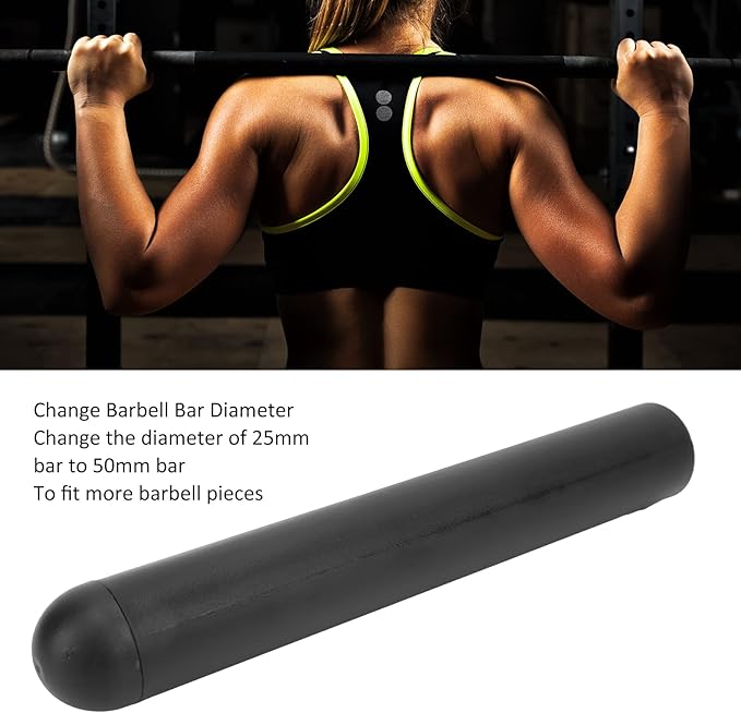 Barbell Bar Adapter Sleeve Convert 0.98in to 1.97in Barbell