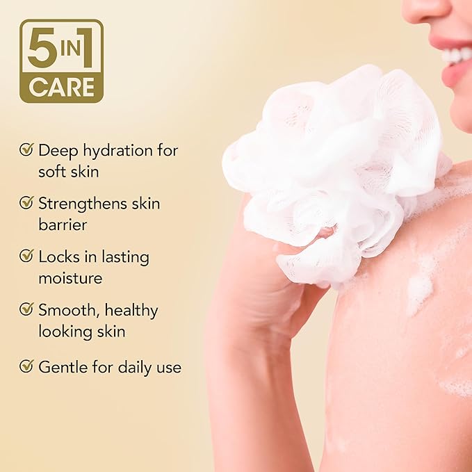 Botanic Hearth Coconut & Ceramides Body Wash – Hydrating Shower Gel for Soft, Smooth Skin, 5-in-1 Gentle Cleanser, Sulfate & Paraben Free – 16 fl oz