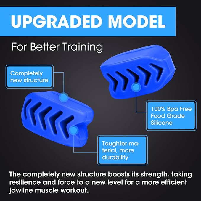 CXYARY 2024 Upgraded Model 6PCS Jaw Exerciser 3 Resistance