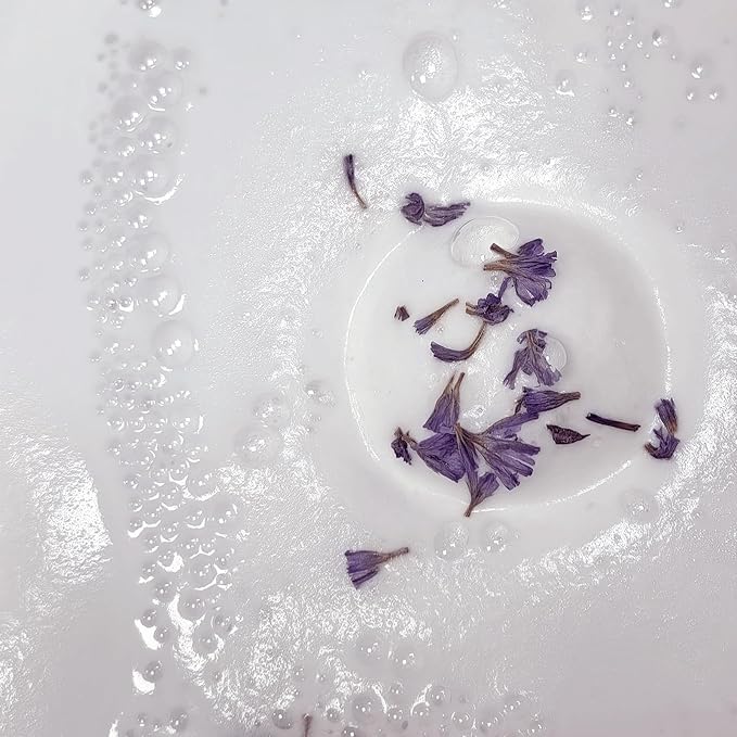 Aromatherapy Bath Bombs with Real Dried Flower Petals - 12 Pack Handmade SPA Gift Set for Women, Moisturizing Natural Essential Oil Fizzies for Stress Relief & Relaxation Home SPA