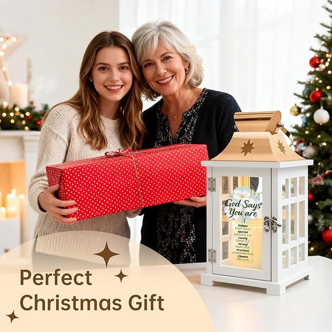 Christian Gifts for Women Birthday, Candle Warmer Lamp with Timer Dimmer, Christmas Birthday Gifts for Mom Women Sister, House Warming Gifts, Decorations for Room Home Decor, Wax Melt Warmer
