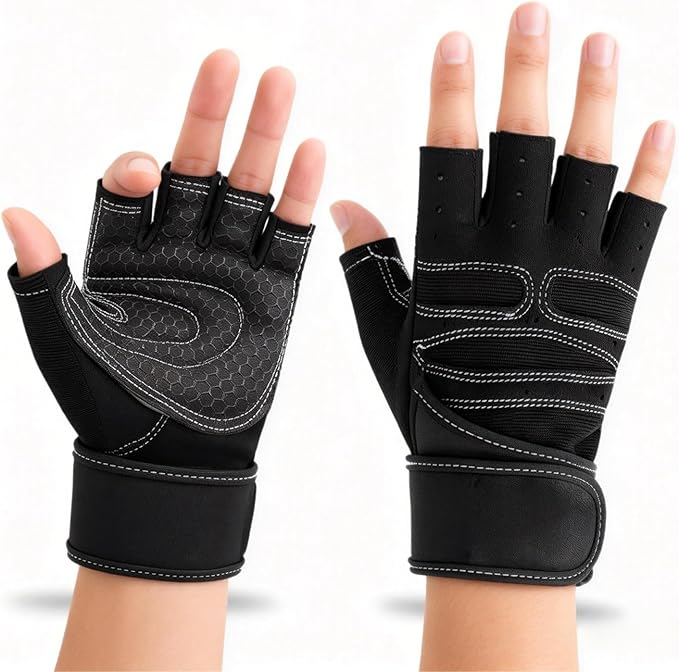 Workout Gloves for Men & Women - Breathable Weight Lifting Gloves for Gym, Weightlifting, Cross Training, Pull-Ups,