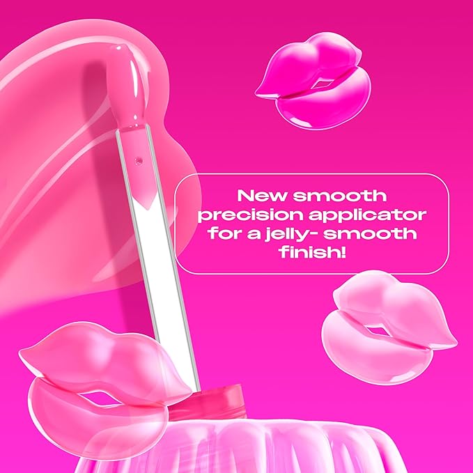 NYX PROFESSIONAL MAKEUP Jelly Job Lip Gloss, Lip Tint Gloss with Full-Bodied, Smoothing, and Hyper-Glossy Shine - Jelly Icing (Icy Lilac)