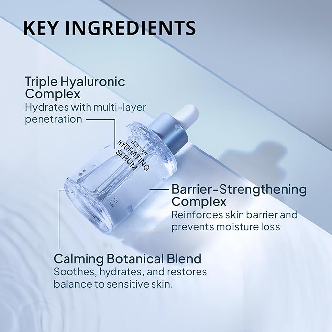 HAPA KRISTIN Ceramide Face Serum for Skin Barrier Repair - A Soothing Korean Skin Care Hydrating Serum with Centella & Hyaluronic Acid for Sensitive Skin, 1.01 fl oz