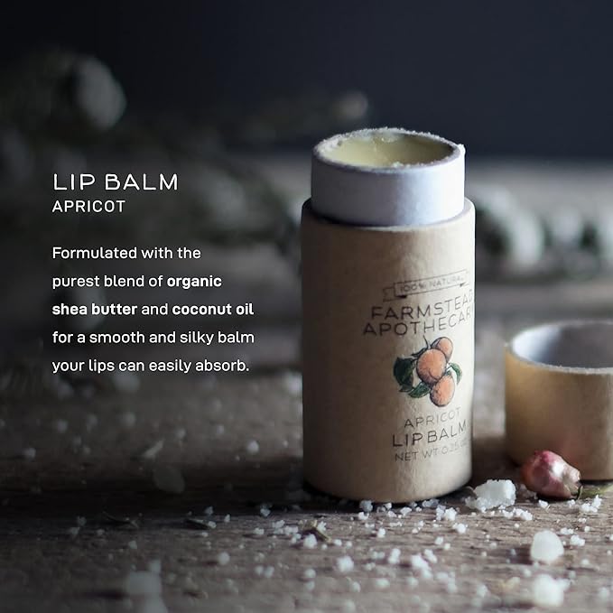 Farmstead Apothecary 100% Natural Lip Balm 0.2oz