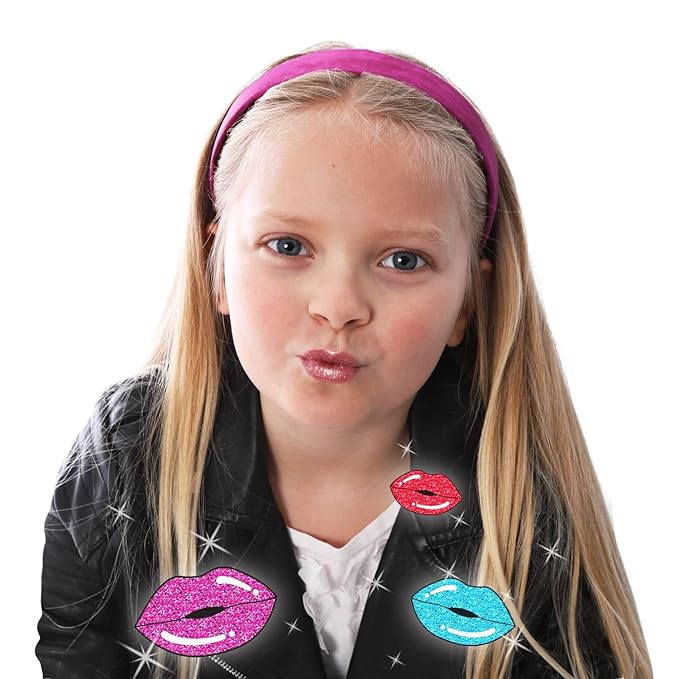 GirlZone Rainbow Fruity Lip Gloss Makeup Set for Kids and Girls, Fabulous Lip Balm Set for Kids with 6 Fruit Scented Lip Gloss, Lovely Gift Idea