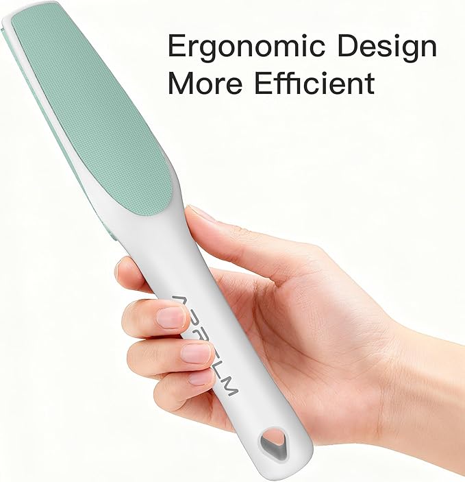 3-Sided Nano Glass Foot Callus Remover, Professional 3-in-1(Coarse, Medium, Fine) Foot File, Pedicure Tools for Feet Hard Skin Smooth Polishing (Turquoise)