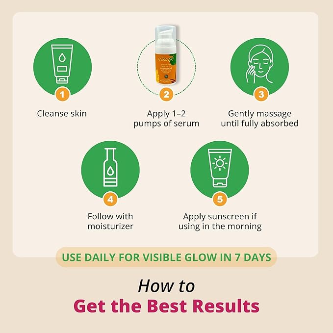 15% Vitamin C Serum for Face with 3-O-Ethyl Ascorbic Acid, Niacinamide & Ferulic Acid – Brightening, Dark Spot & Anti-Aging Facial Serum, Fragrance Free