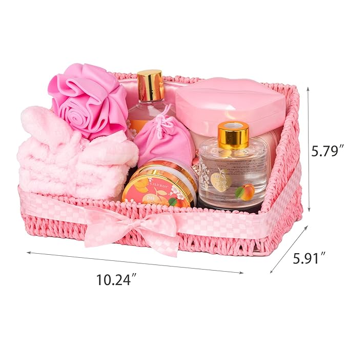 Valentines Day Gifts for Women Gift - 23-Piece Luxury Spa Gift Baskets for Women, Bath and Body Gift Basket for Her, Spa Kit | Perfect for Holiday, Christmas, Birthday, Mothers Day Gifts for Mom