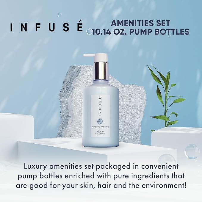 Terra Pure Infuse Lotion, Retail Size Hotel Amenities, 10.14 oz. (Case of 24)
