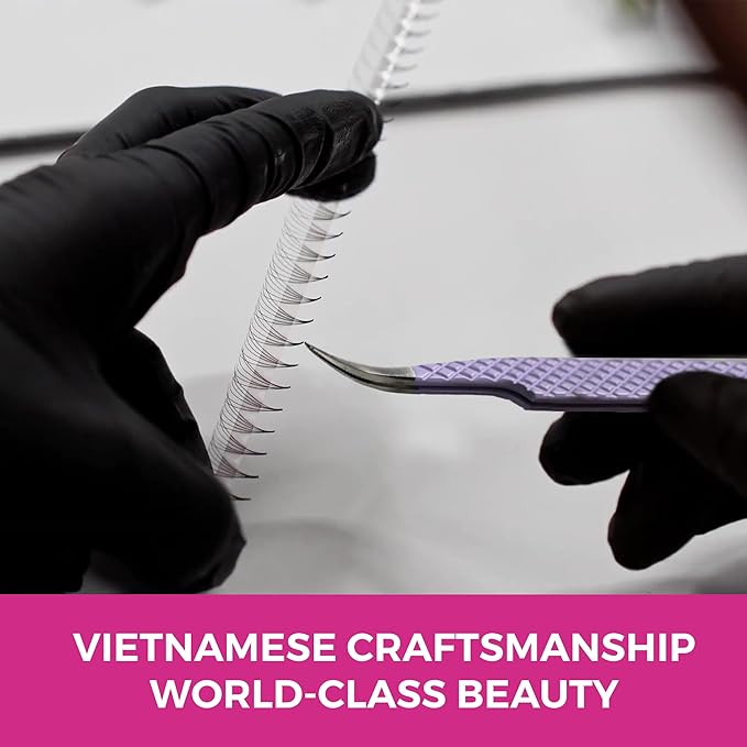 Eyesy Lash 500 Promade Fans - Volume Premade Lash Fans for Eyelash Extensions Pointy Base Handmade Loose Pre Made Eyelashes Middle Stem Soft and Lightweight (5D 0.05 D 11mm)