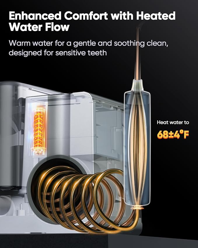 MySmile LP233 Pro Electric Water Flosser Lightning Silver and LP221 Cordless Water Flosser Pearl White Combo