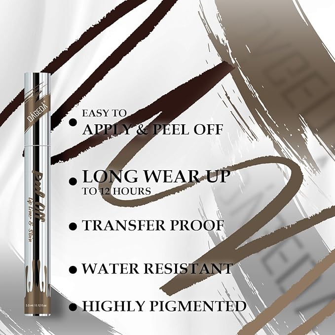 DAGEDA Peel Off Lip Liner Stain, Tattoo Lip
