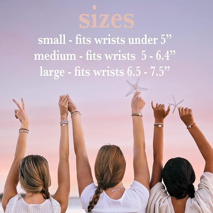 K'lani Hair Tie Bracelets for Women - Elastic Hair Bands That Double as Stylish Jewelry - Embrace - Medium