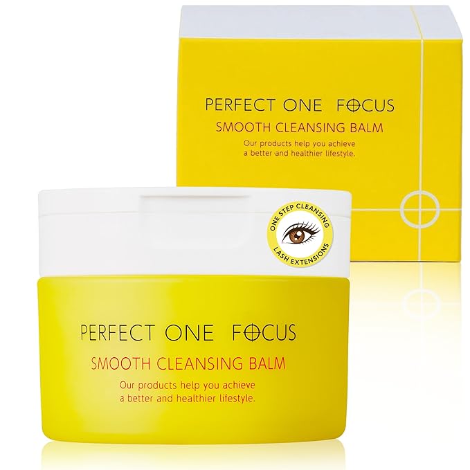 PERFECT ONE FOCUS Smooth Cleansing Balm Makeup Remover – Makeup cleansing balm that melts away makeup and impurities while moisturizing – Gentle Face Wash Balm - Great for Travel, 2.64oz(75g)