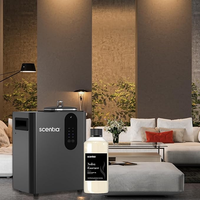 Scentia Oil Inspired by The Nobu Hotel Scent - 500 mL 16.9 fl oz - Essential Oil Blend Jasmine, Lilly, Sandalwood & Fresh Citrus for HVAC Ultrasonic Diffusers - Nobu Essence