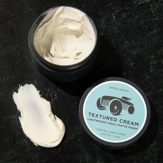 Brightside Textured Cream | Lightweight Hold Matte Finish | Water Based Clay Blend | for All Hair Types | Styling Product