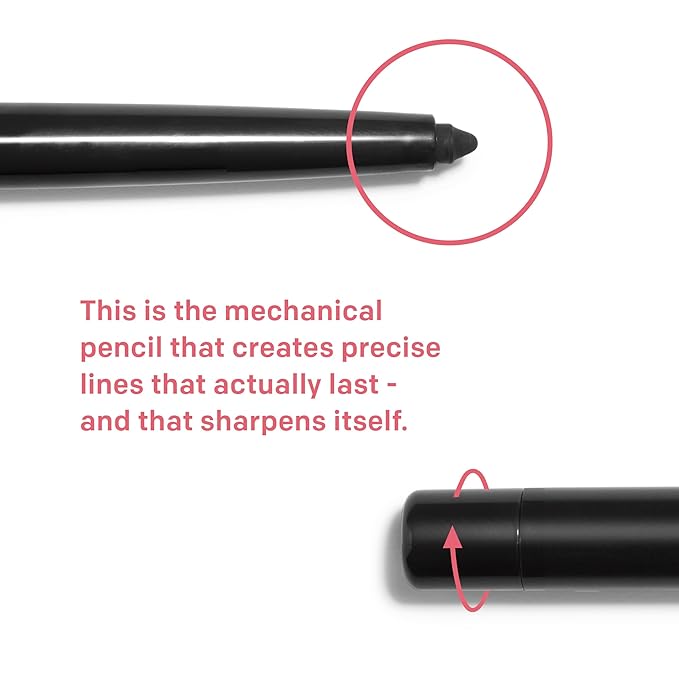 Almay All-Day Eyeliner Pencil, Hypoallergenic, Cruelty-Free, Smudge-Proof, Ophthalmologist Tested, Long Wearing and Water Resistant, 209 Black Raisin, 0.01 oz