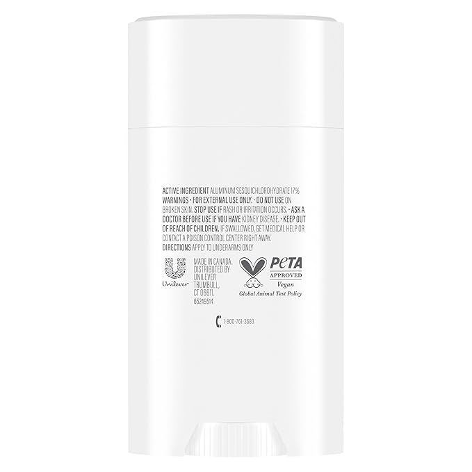 Dove Clinical + Care Antiperspirant Deodorant Invisible Solid Stick for Women Clean Soft for Sensitive Skin Hypoallergenic 2.6 oz