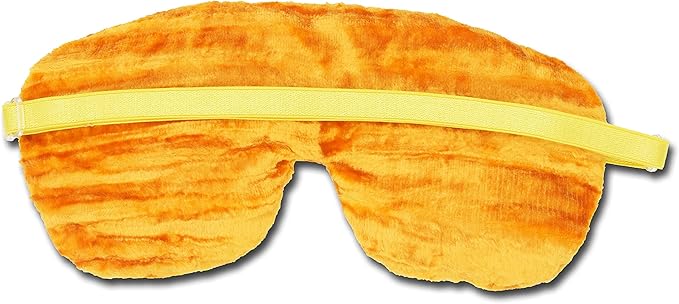 Candi Andi Handmade Weighted Sleep Eye Mask Yoga Pillow - Flax Seed Fill - Lavender Scented - Yellow - TEMFL-YW