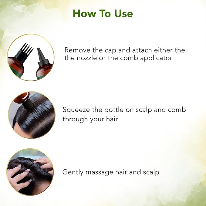 Botanic Hearth Hair Oil for Hair Growth & Home Hair Perm Kit | Strengthening Dry, Frizzy, Damaged Hair & Scalp Treatment | Tea Tree Hair Oil – 6.7 Fl Oz