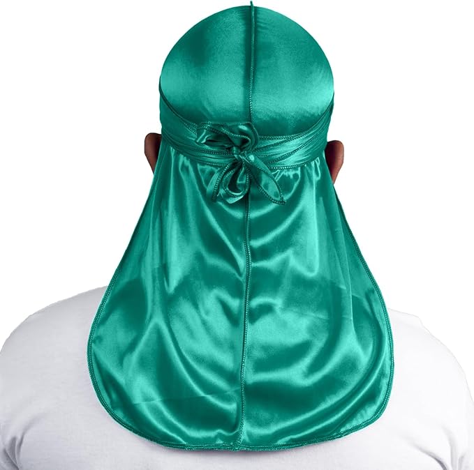 ForceWave Silky Durag for Men Wave Cap Satin Dorag for Men Women 360 Wave