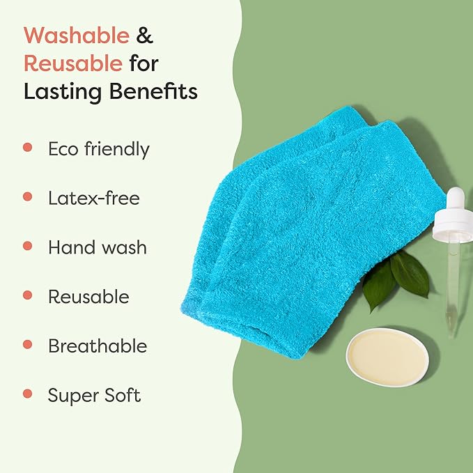 ZenToes Moisturizing Socks for Cracked Heel Treatment, Vitamin E, Olive Oil and Jojoba Oil Infused Heel Socks, Galentines Day Gifts, Self Care Gifts for Women (Fuzzy Blue, Wide Width)