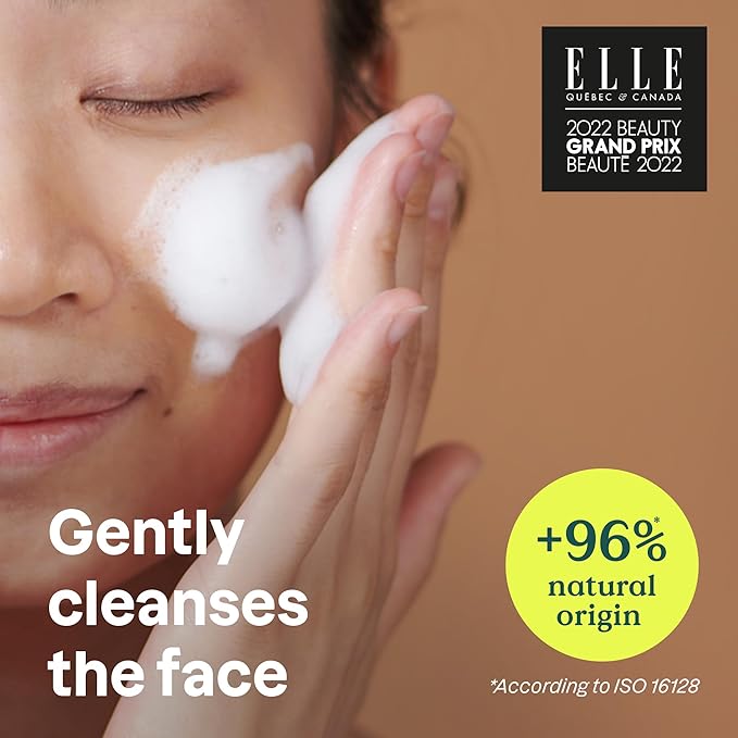 ATTITUDE Micellar Foaming Facial Cleanser, EWG Verified, Dermatologically Tested, Plant and Mineral-Based, Vegan, White Tea Leaves, 5 Fl Oz (Pack of 6)