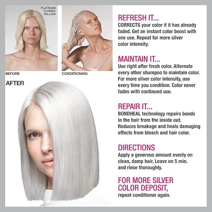Icy Silver Platinum Color Depositing