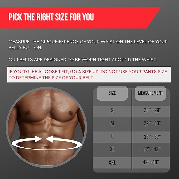 6'' Men's Padded Leather Lifting Belt - Weight