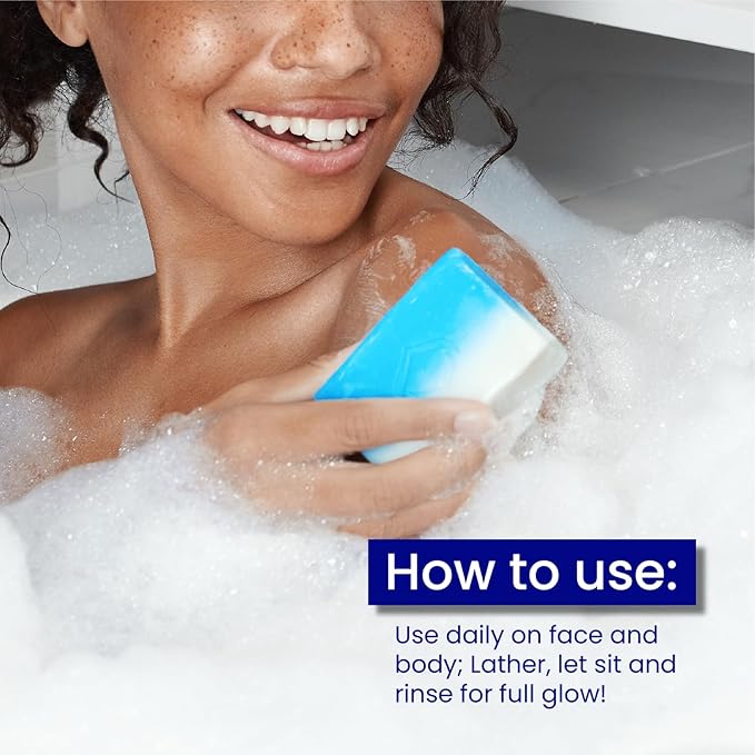 Relumins Advance Intensive Skin Repair Soap with TA Stem Cell, Rejuvenation, Body Soap Bar, and Licorice for Softer, Smooth Skin, 135g x 5 Bars