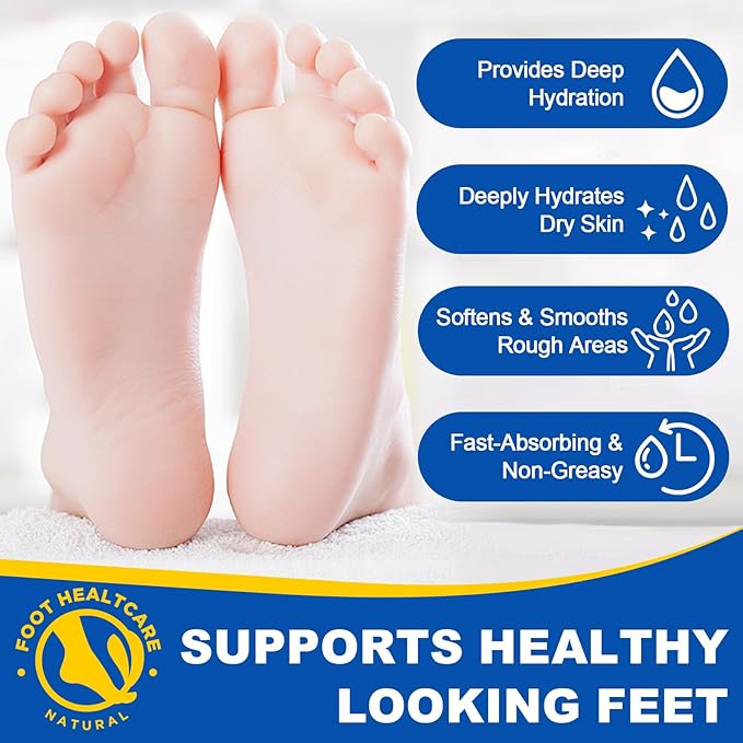 60% Urea Foot Cream Stick with 2% Salicylic Acid, Urea Foot Care Stick & Cream - Moisturizer for Dry, Cracked Skin on Feet, Knees, Elbows & Hands - Hydrates & Repairs Rough Skin 2Pack
