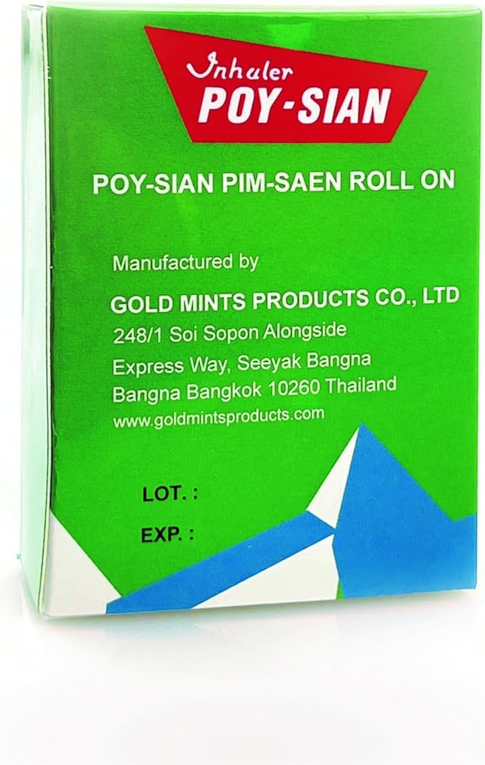 POY-SIAN Thai Pim-Saen Balm Oil 5ml Roll-On