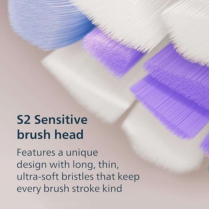 Philips Sonicare 6700 Series Electric Toothbrush - Next-Generation Sonicare Technology, Pressure Sensor, 9 Brushing Settings, SmarTimer, 21-Day Runtime, Travel Case, Navy Blue, HX7413/05