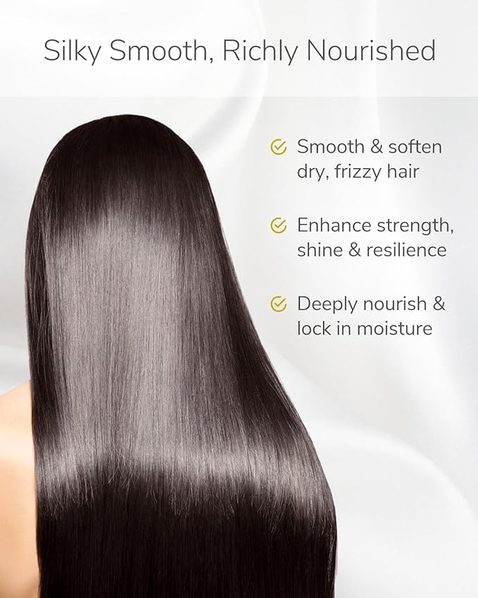 SILK THE RICH Conditioner Treatment, Moisturizing & Repairing Hair Conditioner for Women & Men, Hydrating for Dry, Damaged, Color-Treated Hair, Paraben-Free, Sulfate-Free, White (8.5 fl oz, 250 ml)