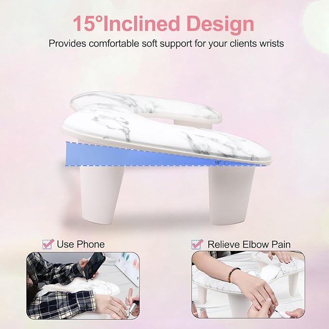 Arm rest for nails tech,u-shaped