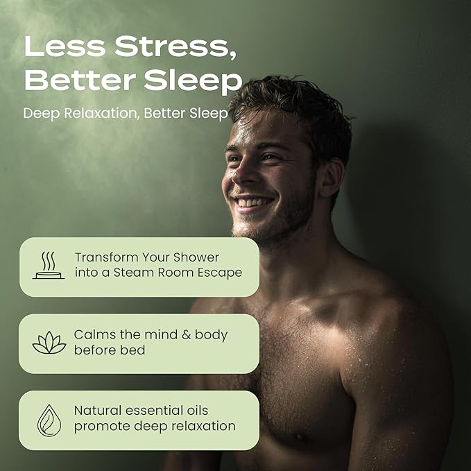 Body Restore Shower Steamers Aromatherapy 15 Pack – Valentines Day Gifts for Her and Him, Birthday Gifts for Women and Men, Relaxation, Stress Relief, Self Care, Bath Bombs – Tea Tree