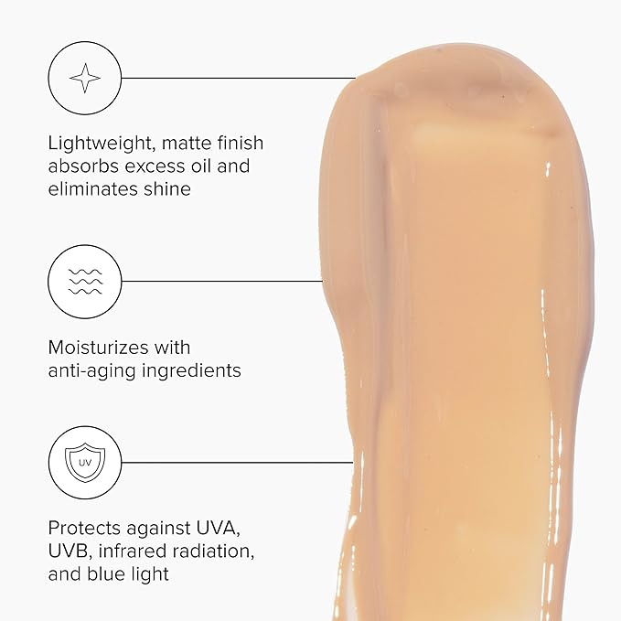 DRMTLGY Matte Universal Tinted Moisturizer with SPF 46. UVB Rays. 1.7 oz
