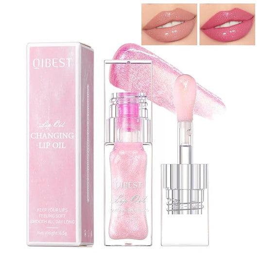 Sulily Magic Color Changing Moisturizing Lip Glow Oil,Plumping Lip